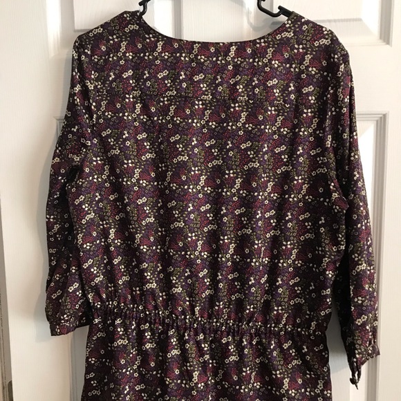 Lands End Canvas Dress Size 12 Floral - Picture 5 of 7